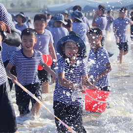 行走齐鲁2025桨板冲浪+捕鱼体验+旱地冰壶+沙滩飞盘|3天海滨研学夏令营