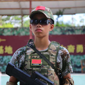 广西黄埔30天枪械特训+战场模拟+爱国教育|军事特种兵夏令营（百色）