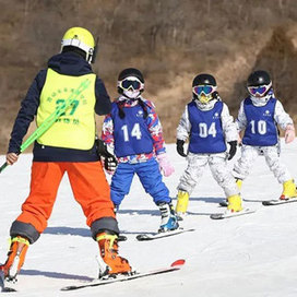 彩育营地5天石京龙滑雪训练冬令营|专业测评定级+小班分组教学+超高师资配比